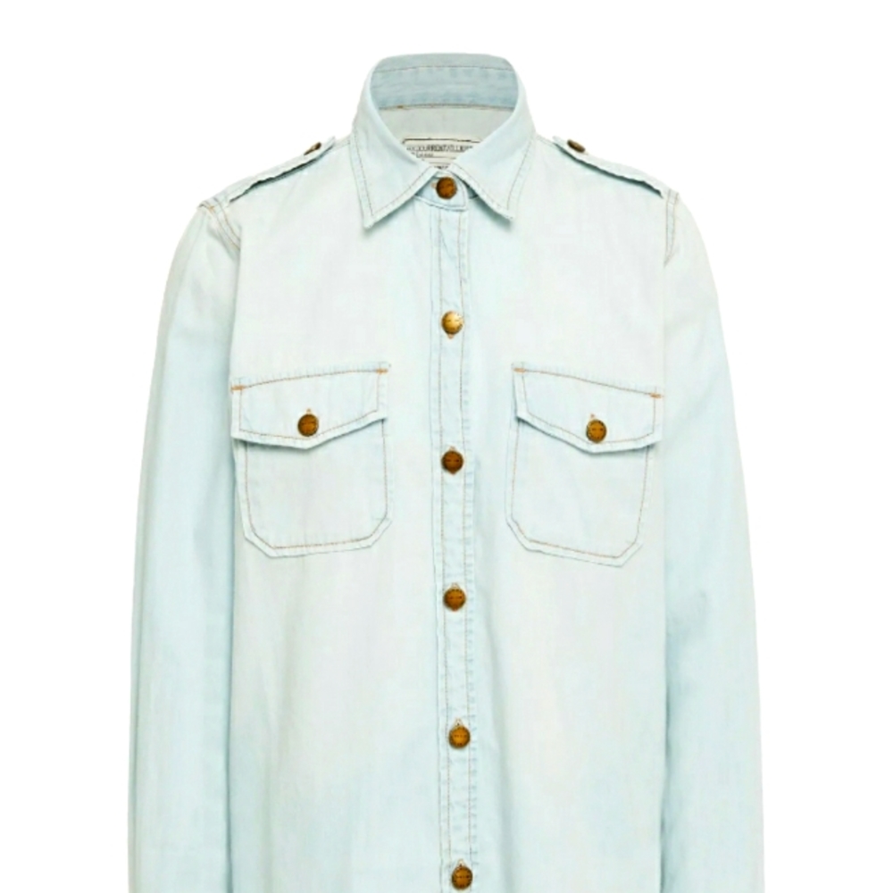 Current Elliot SZ Large Cotton denim Style shirt